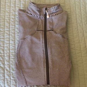 EUC Lululemon Striped Forme Crop Jacket Sz 8